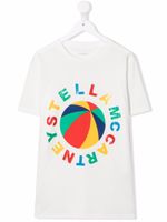 Stella McCartney Kids t-shirt à logo imprimé - Blanc