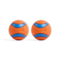 Chuckit! Ultra Ball Medium 2-pack, Single, Medium, oranje/blauw.