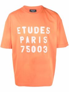 Etudes t-shirt Spirit Stencil en coton biologique - Orange