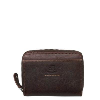 dR Amsterdam Icon Dames Portemonnee Rits 14 CC brown Dames portemonnee dR Amsterdam Icon Dames Portemonnee Rits 14 CC brown Dames portemonnee