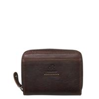 dR Amsterdam Icon Dames Portemonnee Rits 14 CC brown Dames portemonnee