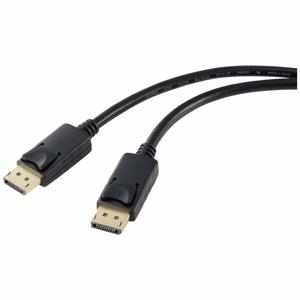 Renkforce RF-5245268 DisplayPort-kabel DisplayPort Aansluitkabel DisplayPort-stekker, DisplayPort-stekker 2.00 m Zwart 4K UHD