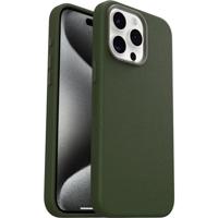OtterBox Symmetry Series Cactus Leather MagSafe Hoes voor iPhone 15 Pro Max, schokbestendig, valbestendig, beschermende dunne hoes, 3x getest volgens militaire standaard, Groen