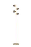 Lucide Tycho staande lamp 154cm 4x G9 goud mat - thumbnail