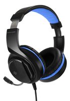 Deltaco GAM-127 hoofdtelefoon/headset Bedraad Helm Gamen Zwart, Blauw - thumbnail