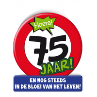 Wenskaart Verkeersbord 75 Jaar - thumbnail