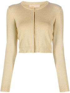 Michael Michael Kors cardigan nervuré à coupe crop