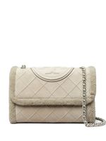 Tory Burch sac porté épaule Fleming à bride en chaîne - Gris - thumbnail