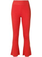 Cashmere In Love pantalon nervuré Tilly - Jaune