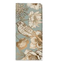 Smart Cover voor OPPO Reno8 Vintage Bird Flowers