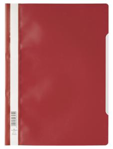 Durable 2573-03 stofklepmap Polypropyleen (PP) Rood, Transparant