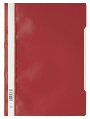 Durable 2573-03 stofklepmap Polypropyleen (PP) Rood, Transparant