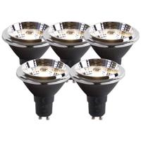 LUEDD Set van 5 GU10 LED lamp AR70 6W 380 lm 3000K