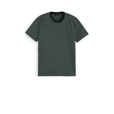 Scotch & Soda gestreept T-shirt zwart/wit