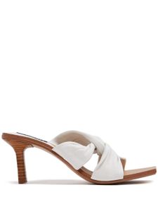 Senso mules Mila 80 mm en cuir - Blanc