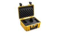 B&W International B&W Transportkoffer voor drone DJI Flip Fly More Combo - 3000 (PP.117) geel - waterdicht volgens IP67-certificering, stofdicht, onbreekbaar en onverwoestbaar, geel, 37 x 30 x 17 cm,