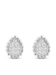 Boucheron boucles d'oreilles XS Serpent Bohème en or blanc 18ct ornées de diamants - Argent