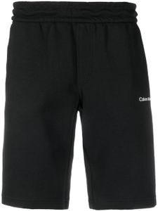 Calvin Klein short à logo imprimé - Noir