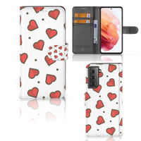 Samsung Galaxy S21 Telefoon Hoesje Hearts