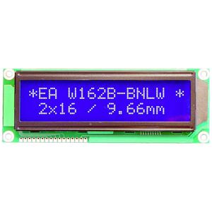 DISPLAY VISIONS 7-segments-display Blauw-wit 9.66 mm 3.3 V, 5 V Aantal cijfers: 2 EAW162B-BNLW