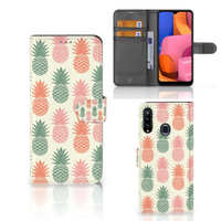 Samsung Galaxy A20s Book Cover Ananas - thumbnail