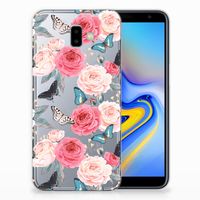 Samsung Galaxy J6 Plus (2018) TPU Case Butterfly Roses