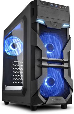 VG7-W - Midtowermodel - ATX - geen voeding - USB/Audio - blauw VG7-W - Midtowermodel - ATX - geen voeding - USB/Audio - blauw