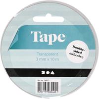 Creativ Company Dubbelzijdig Klevend Tape 3mm, 10m