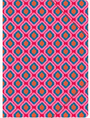 Cedon elastomap meisjes 22 x 31 cm karton roze/blauw Cedon elastomap meisjes 22 x 31 cm karton roze/blauw