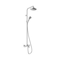 Showerpipe HansGrohe Vernis Blend EcoSmart Met Badthermostaat Chroom