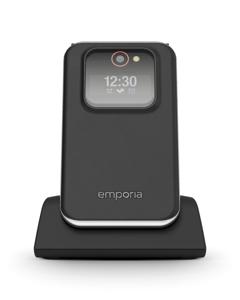 Emporia JOY Senioren clamshell telefoon SOS-knop Zwart