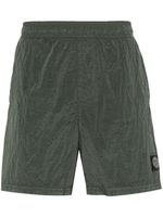 Stone Island short de sport à patch logo - Vert - thumbnail