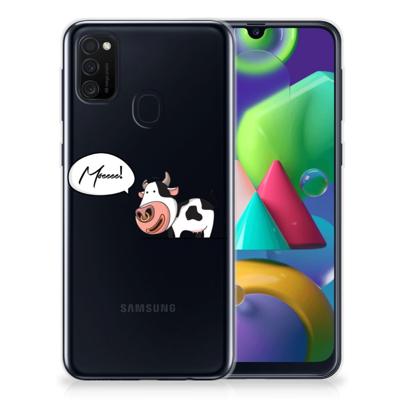 Samsung Galaxy M21 | M30s Telefoonhoesje met Naam Cow Samsung Galaxy M21 | M30s Telefoonhoesje met Naam Cow