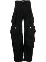 The Attico jean oversize à poches cargo - Noir