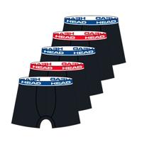Basic Boxer 5 pack Red Black