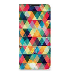 OPPO A54 5G | A74 5G | A93 5G Hoesje met Magneet Geruit