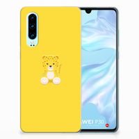 Huawei P30 Telefoonhoesje met Naam Baby Leopard - thumbnail