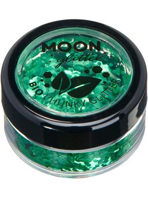 Moon Glitter Bio Grof Zeskantjes Groen