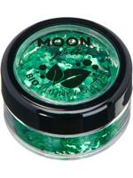 Moon Glitter Bio Grof Zeskantjes Groen