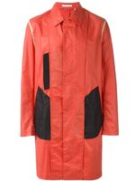 Helmut Lang Pre-Owned manteau bicolore - Rouge - thumbnail