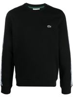 Lacoste sweat à patch logo - Noir - thumbnail