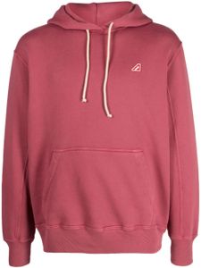 Autry hoodie en coton à patch logo - Rose