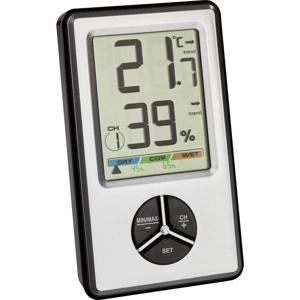 TFA Dostmann 30.5045.54 digitales Thermo-Hygrometer Draadloze thermo- en hygrometer Wit