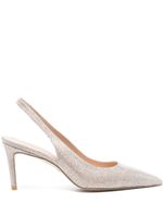 Stuart Weitzman escarpins 87 mm à bride arrière - Or