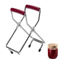 Westmark Glastang voor weckpotten met diameter tot 18 cm, verchroomd staal/kunststof, zilver/rood, 10532270