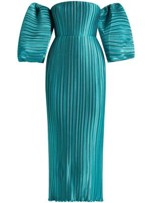 L'IDÉE Off-shoulder avondjurk - Blauw