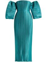 L'IDÉE Off-shoulder avondjurk - Blauw