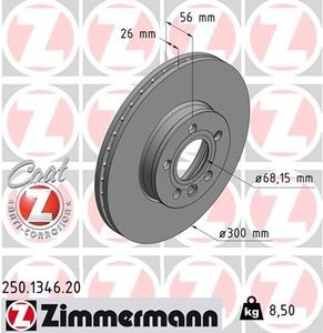 Remschijf Coat Z 250134620