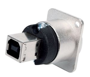 Omkeerbare USB-doorvoer 2.0 Bus, inbouw NAUSB-W Doorvoer NAUSB-W Neutrik 1 stuk(s)