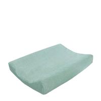 Cottonbaby wafel aankleedkussenhoes oudgroen